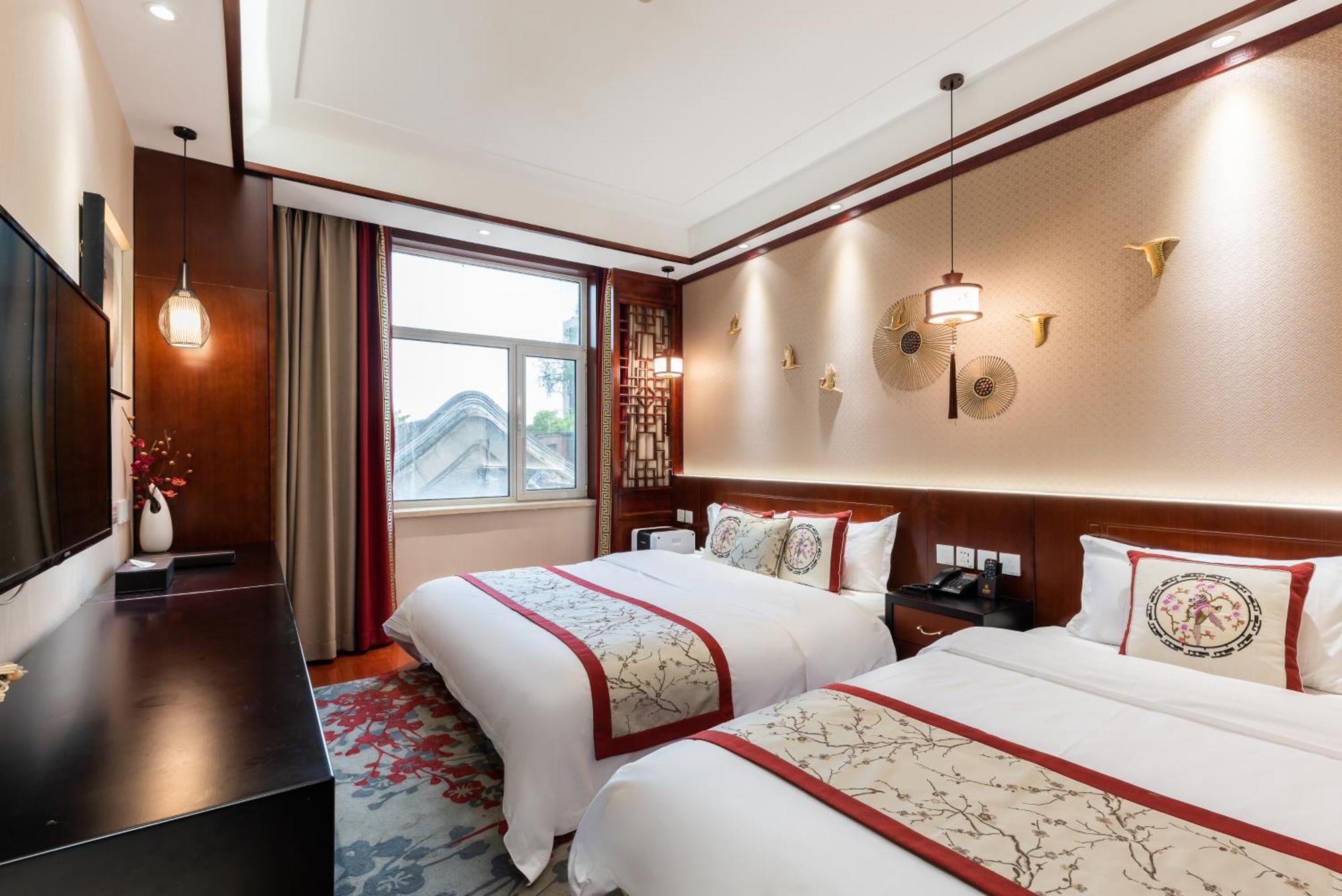 Chinese Culture Boutique Hotel-Tangfu,Traditional Chinese Theme,Heart Of Beijing,Near Forbidden City,Tiananmen Square,Hutongs,Metro Access,Free Coffee,Tea,Laundry Екстер'єр фото
